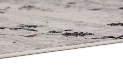 Schlafzimmer Teppich Blumen schwarz Kurzflor Astra Antea