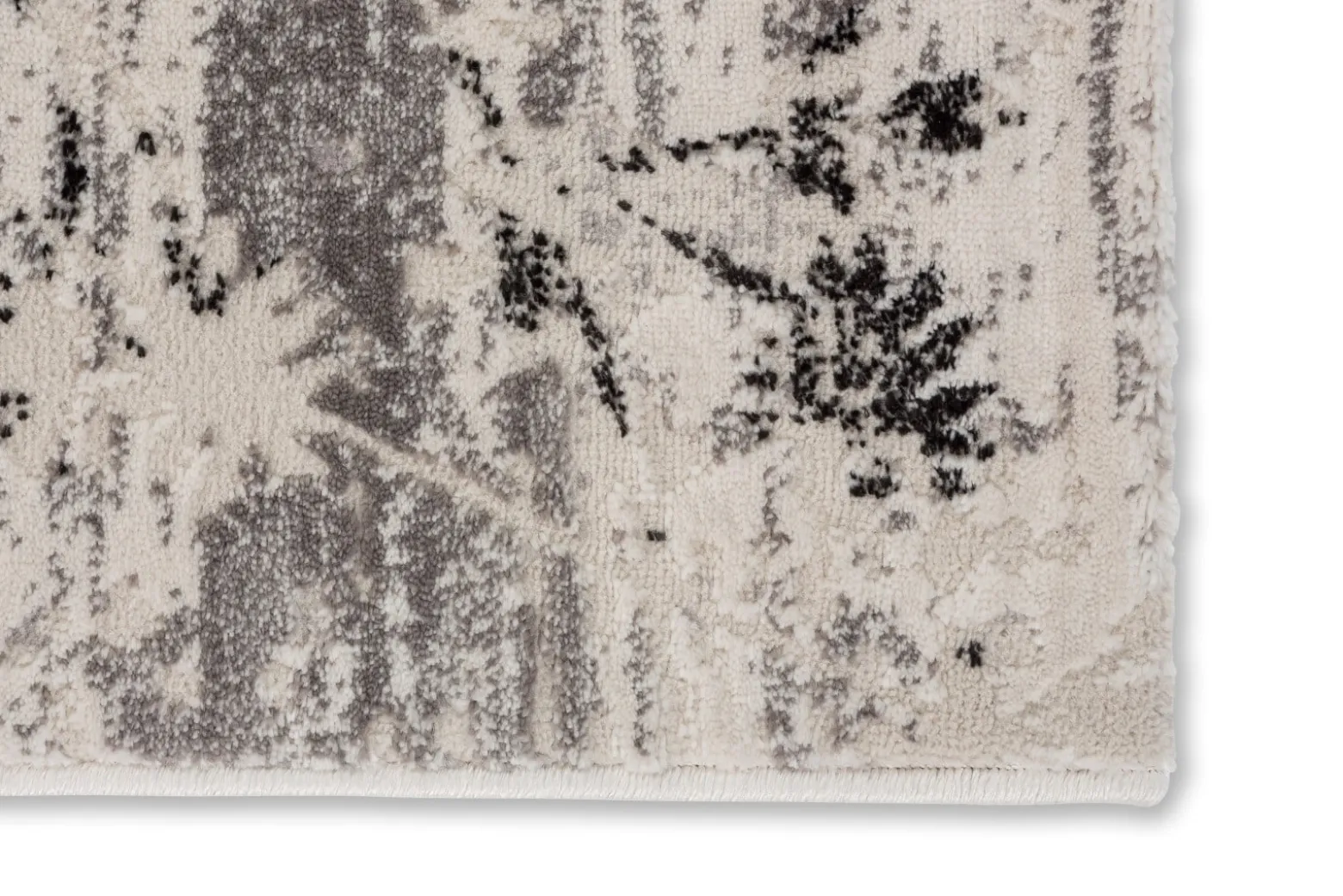 Schlafzimmer Teppich Blumen schwarz Kurzflor Astra Antea