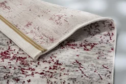 Schlafzimmer Teppich Vintage Shabby rot creme Astra Antea