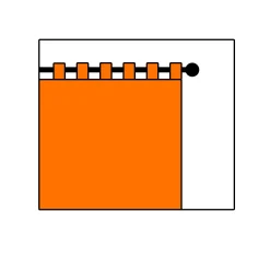 Schlaufenschal Galdin Homing Verdunkelungsstoff 5951-36