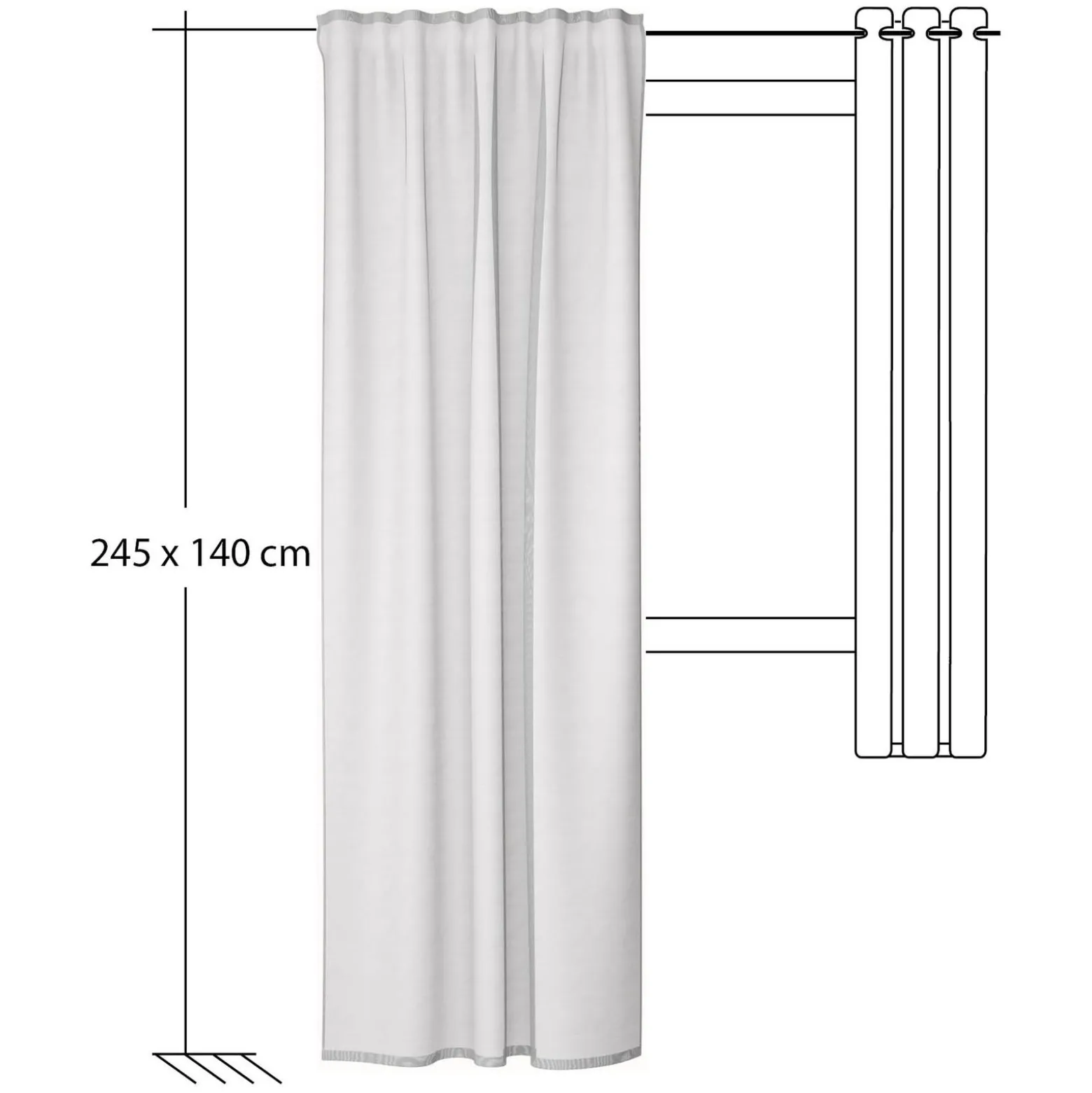 Schlaufenschal Lisa Uni Homing transparent 5906-05