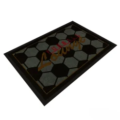 Schmutzfang Fussball Spruch 50x75 cm 2 Designs