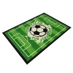 Schmutzfang Fussball Spruch 50x75 cm 2 Designs