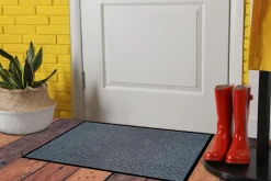 Schmutzfangmatte Türmatte Meliert grau Basic Clean