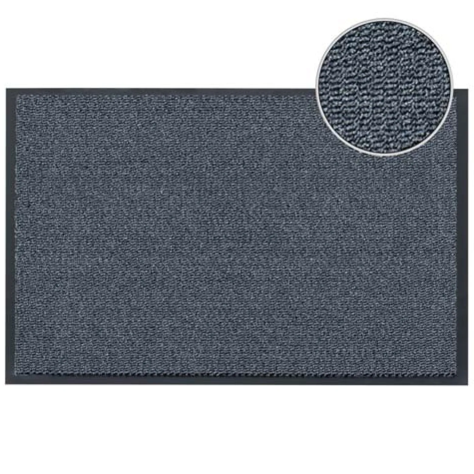Schmutzfangmatte Türmatte Meliert grau Basic Clean