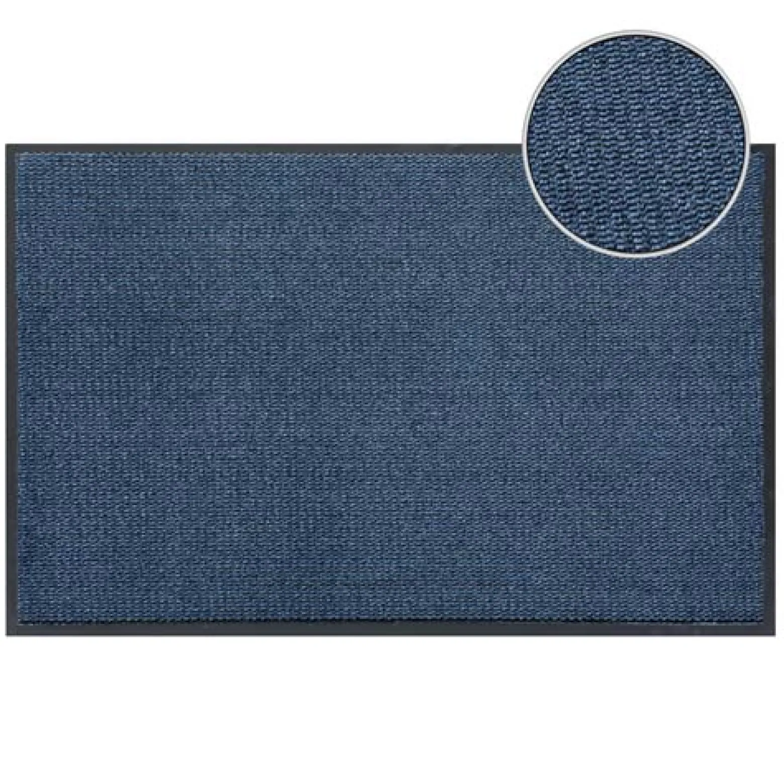 Schmutzfangmatte Türmatte Meliert blau Basic Clean