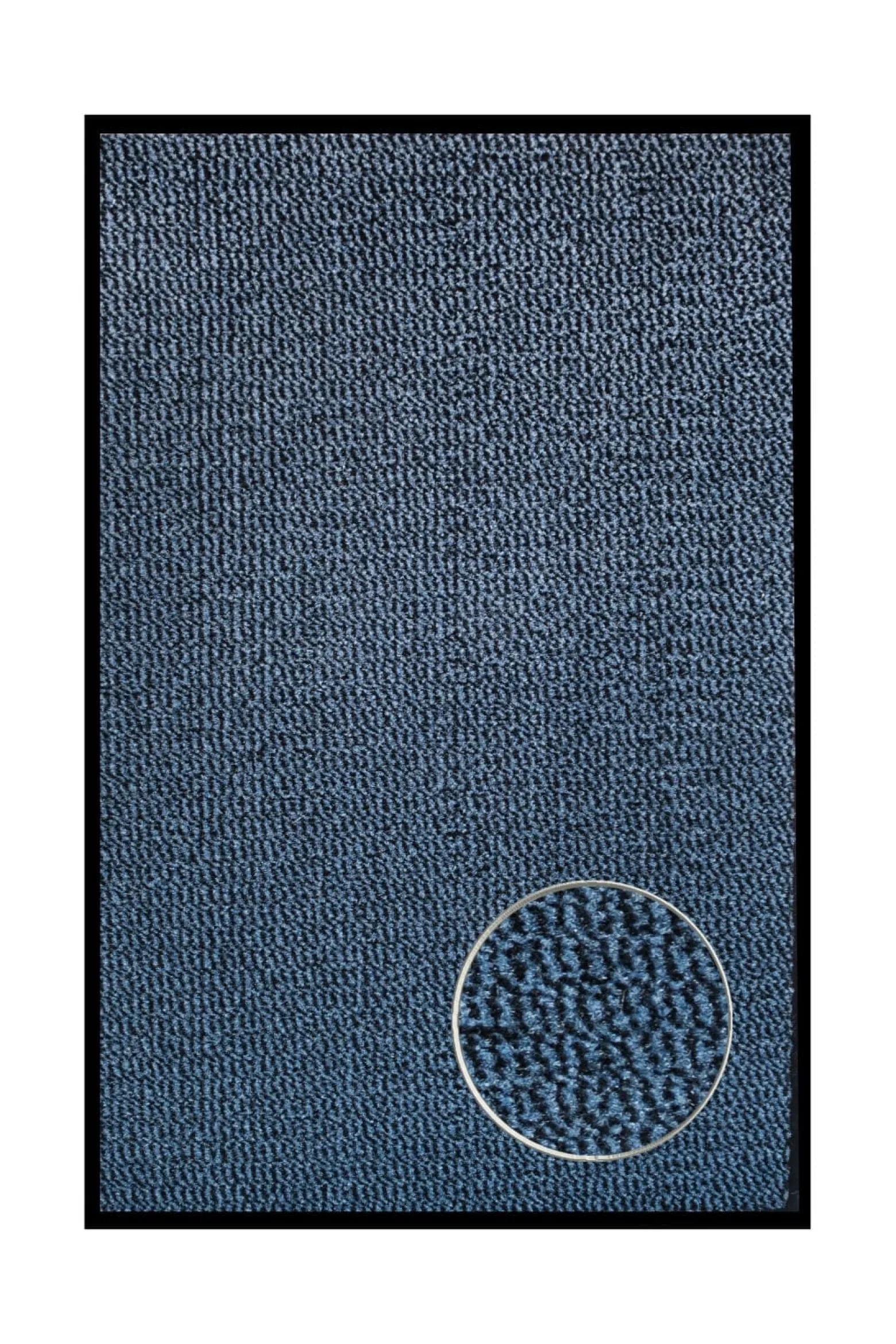 Schmutzfangmatte Türmatte Meliert blau Basic Clean