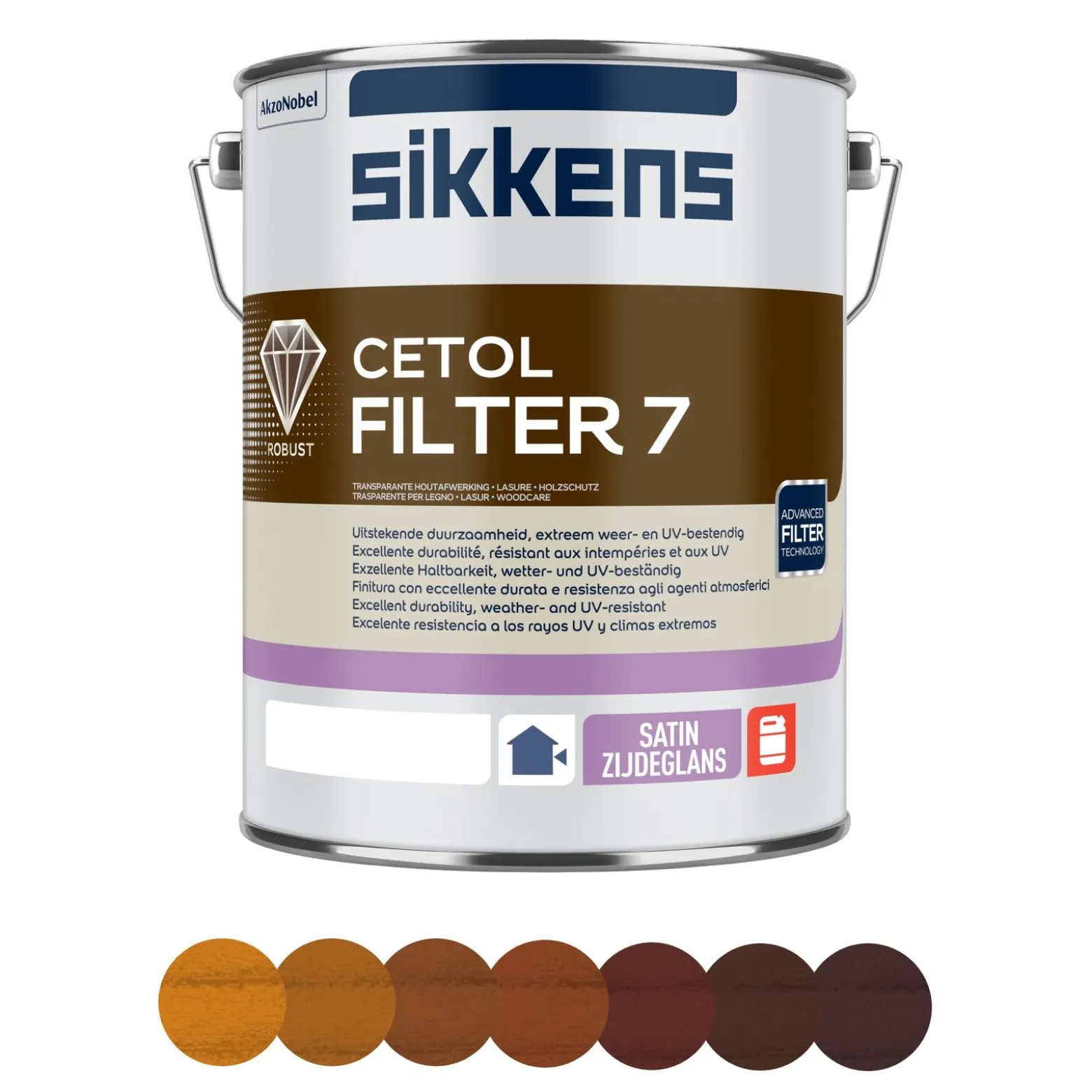 Sikkens Cetol Filter 7 Plus Holzschutzlasur 5 L