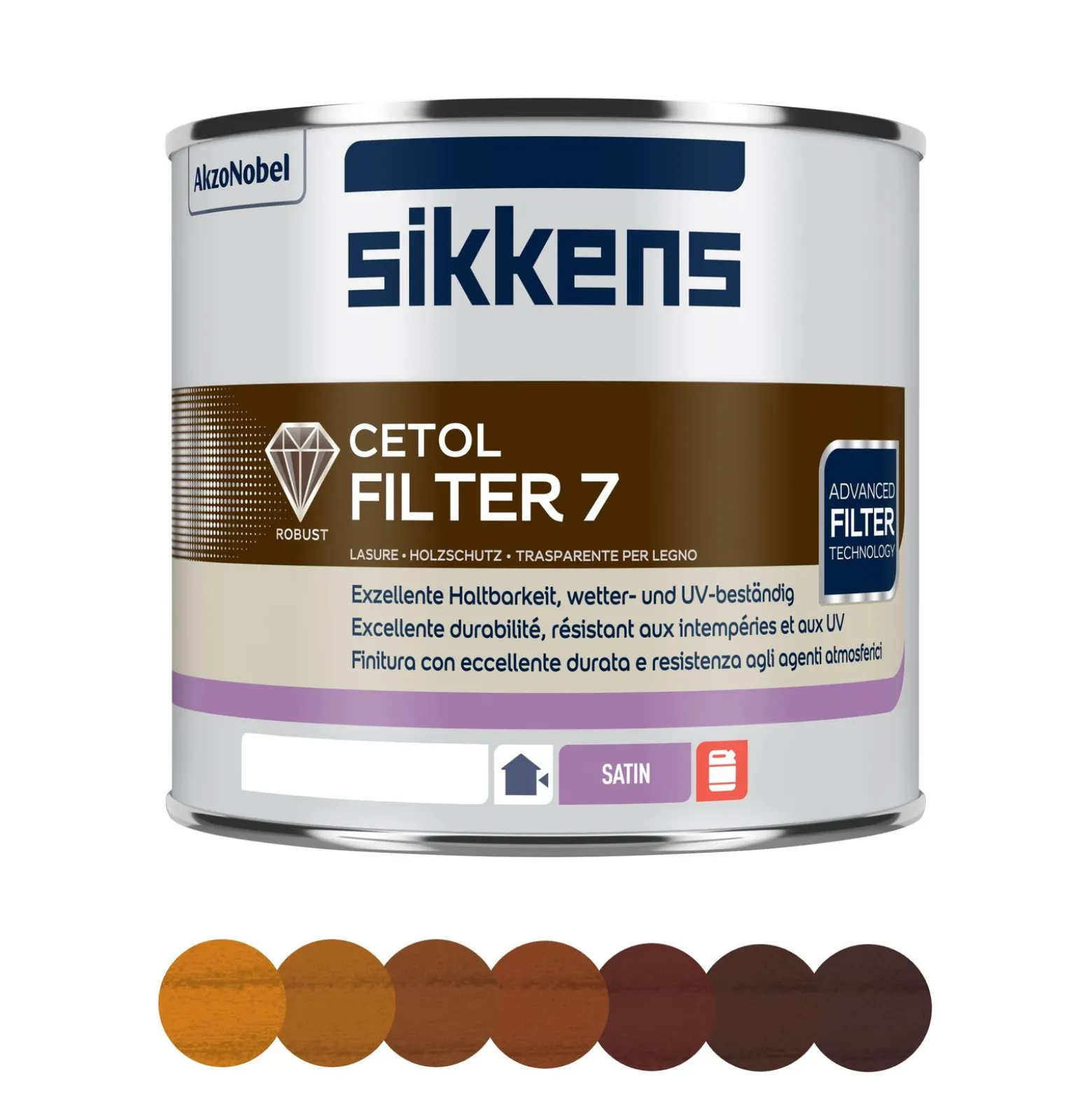 Sikkens Cetol Filter 7 Plus Holzschutzlasur 500 ml