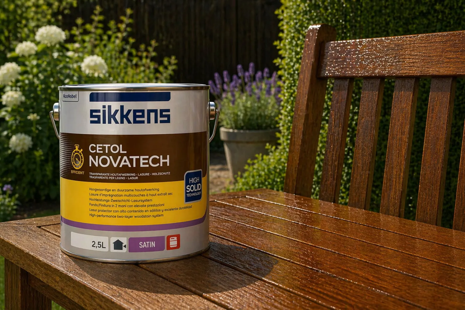 Sikkens Cetol Novatech Holzlasur wetterbeständig 2,5 L