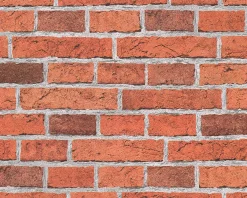 Tapete Backsteinmauer rotorange 7798-16
