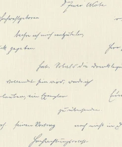Tapete BARBARA Home Schriftzug beigegrau 522174