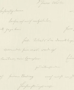 Tapete BARBARA Home Schriftzug cremeweiß grau 522150
