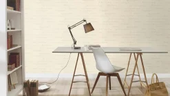 Tapete BARBARA Home Schriftzug cremeweiß grau 522150