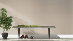 Tapete Barbara Home Uni Meliert Beige-Grau 560077