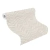 Tapete Barbara Home Zickzack Motiv Flieder-Grau 560961