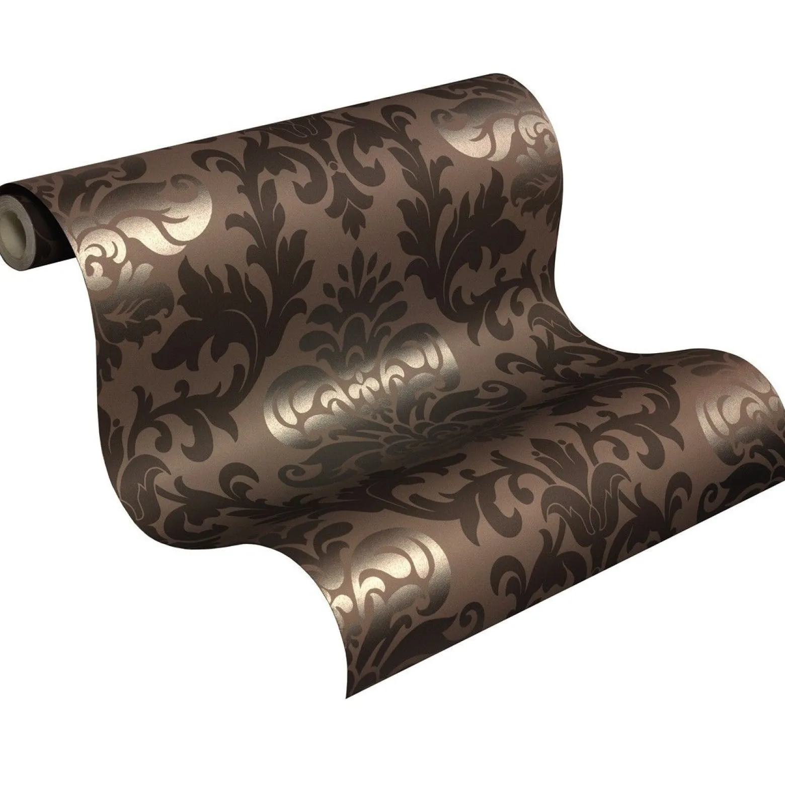 Tapete Barock Ornamente Lounge Glanz braun gold 156645