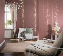 Tapete Floral Glanz rosa Marburg La Veneziana 57945