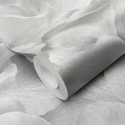 Tapete Guido Maria Kretschmer Floral Silber Metallic