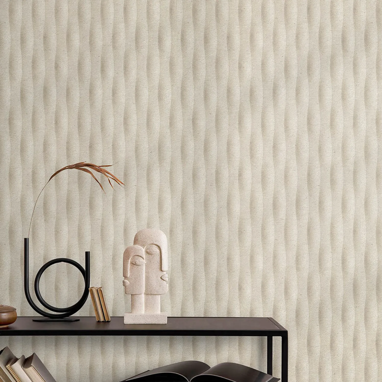Tapete Guido Maria Kretschmer Betonoptik Beige 10523-02