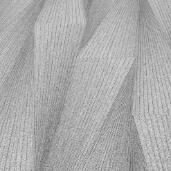Tapete Guido Maria Kretschmer 3D-Effekt Silber Metallic