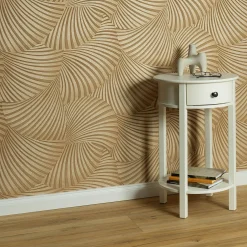 Tapete Guido Maria Kretschmer Fächer Beige Gold 10525-30