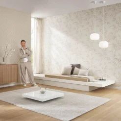 Tapete Guido Maria Kretschmer Blätter Creme Beige 10528-02