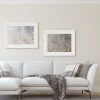 Tapete Guido Maria Kretschmer Uni Linien Creme Glitzer