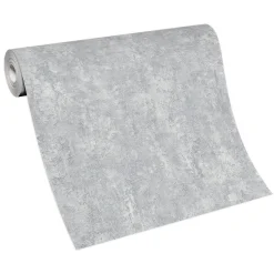 Tapete Guido Maria Kretschmer Putzoptik Grau Silber