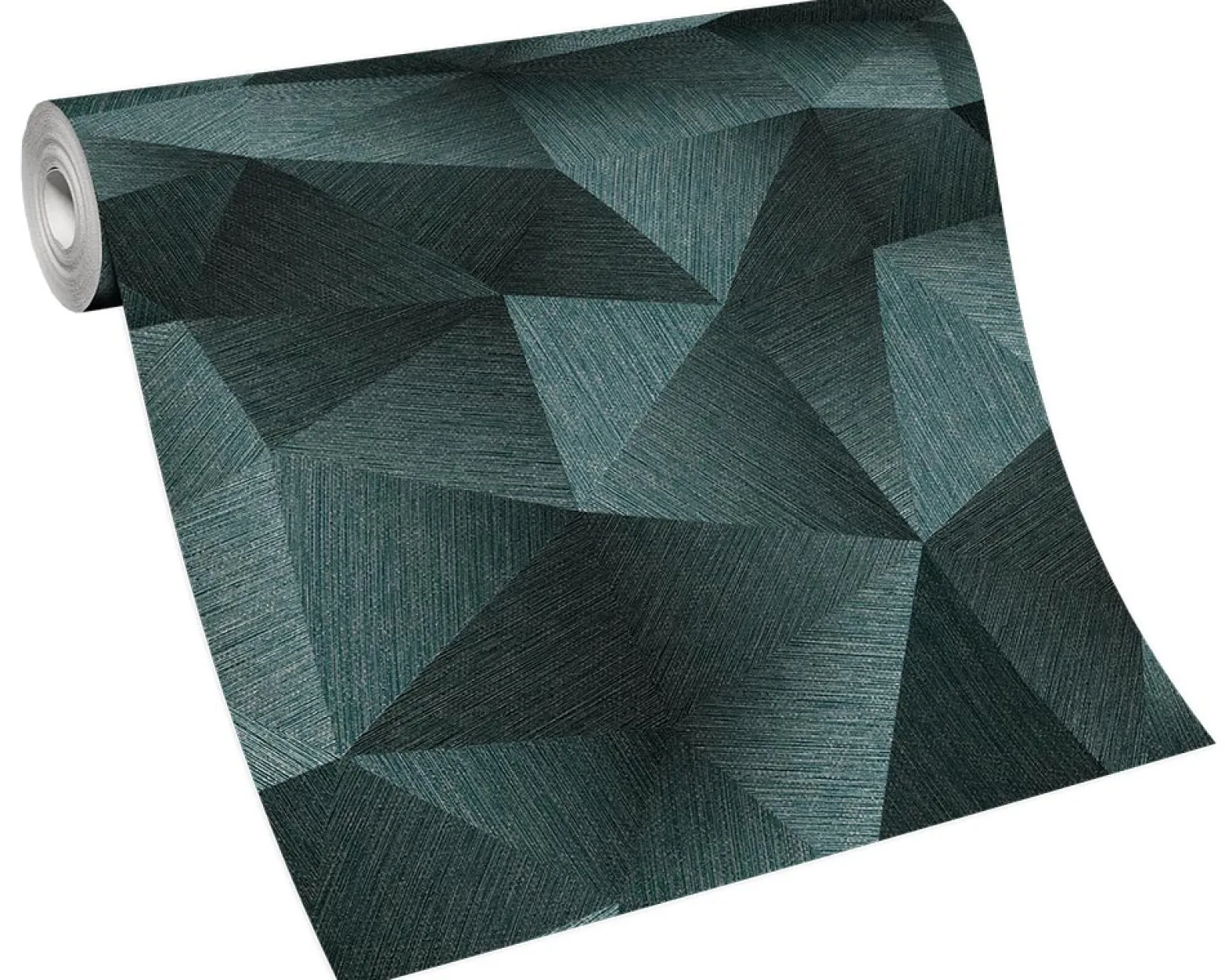 Tapete Guido Maria Kretschmer Dreiecke 3D petrol