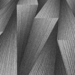 Tapete Guido Maria Kretschmer 3D-Effekt Grau Silber