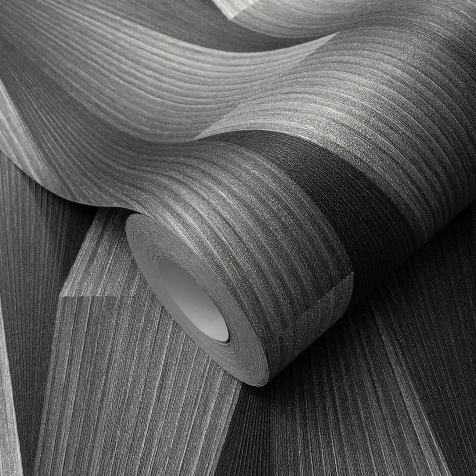Tapete Guido Maria Kretschmer 3D-Effekt Grau Silber