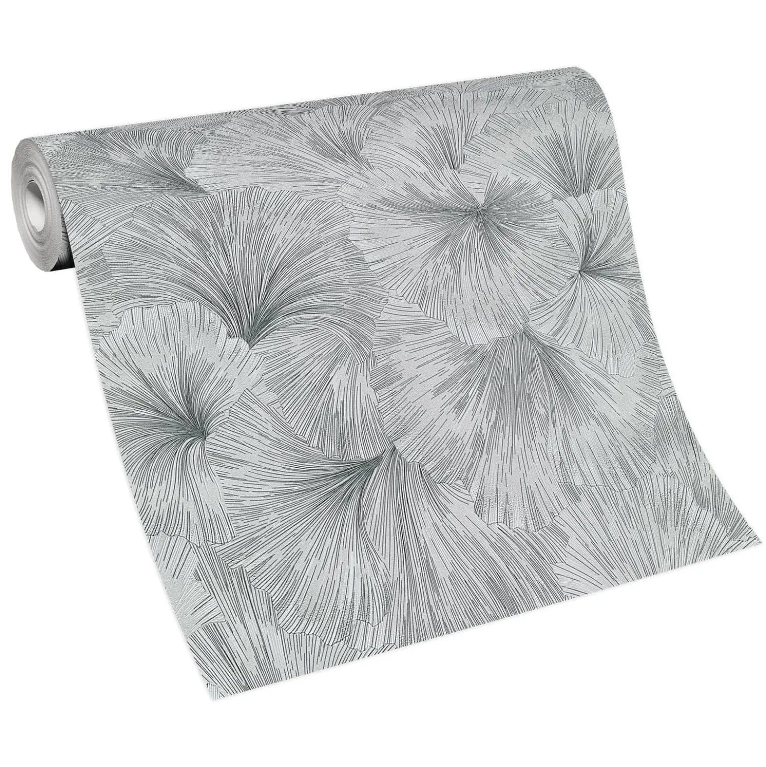 Tapete Guido Maria Kretschmer Floral Silber Metallic