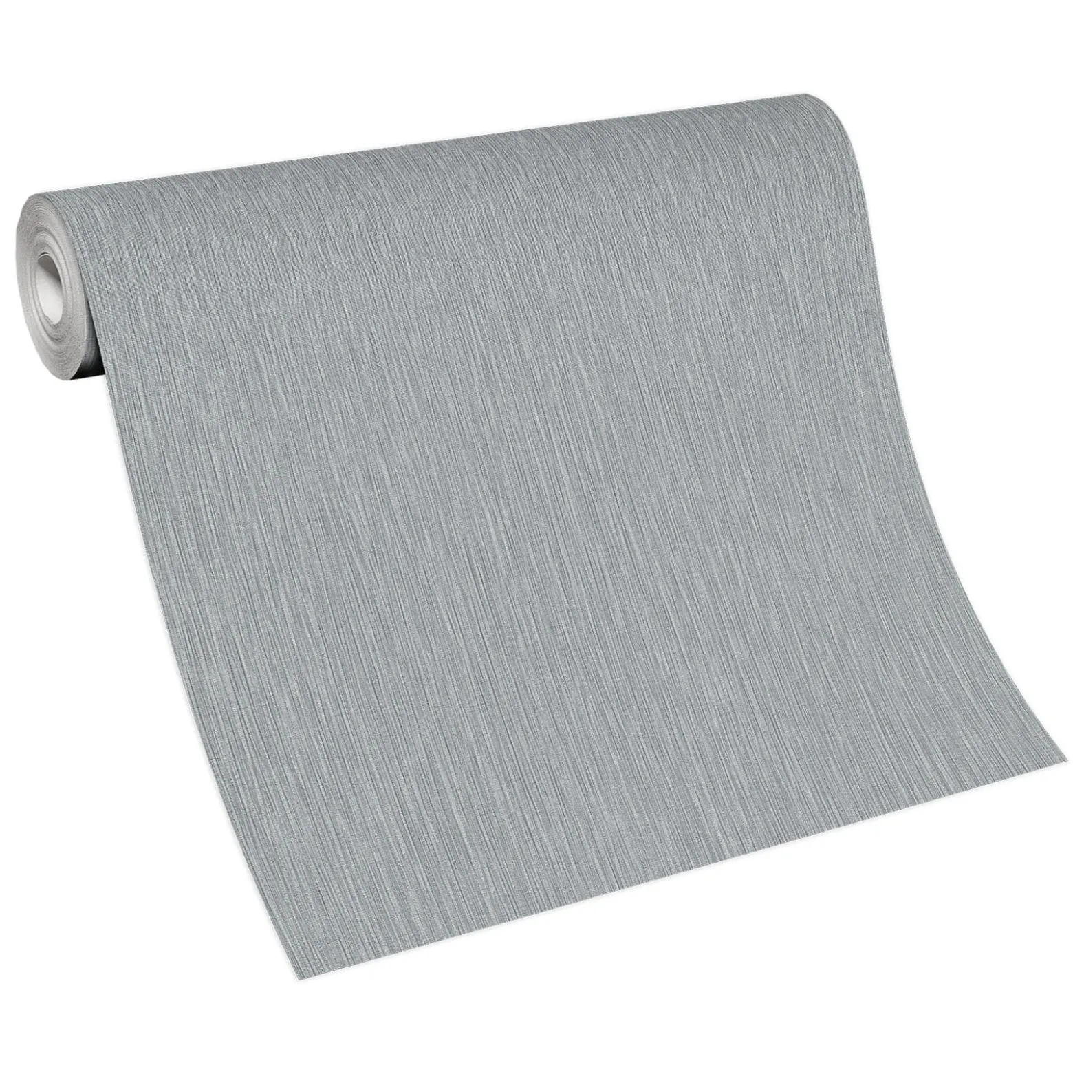 Tapete Guido Maria Kretschmer Uni Linien Silber Metallic