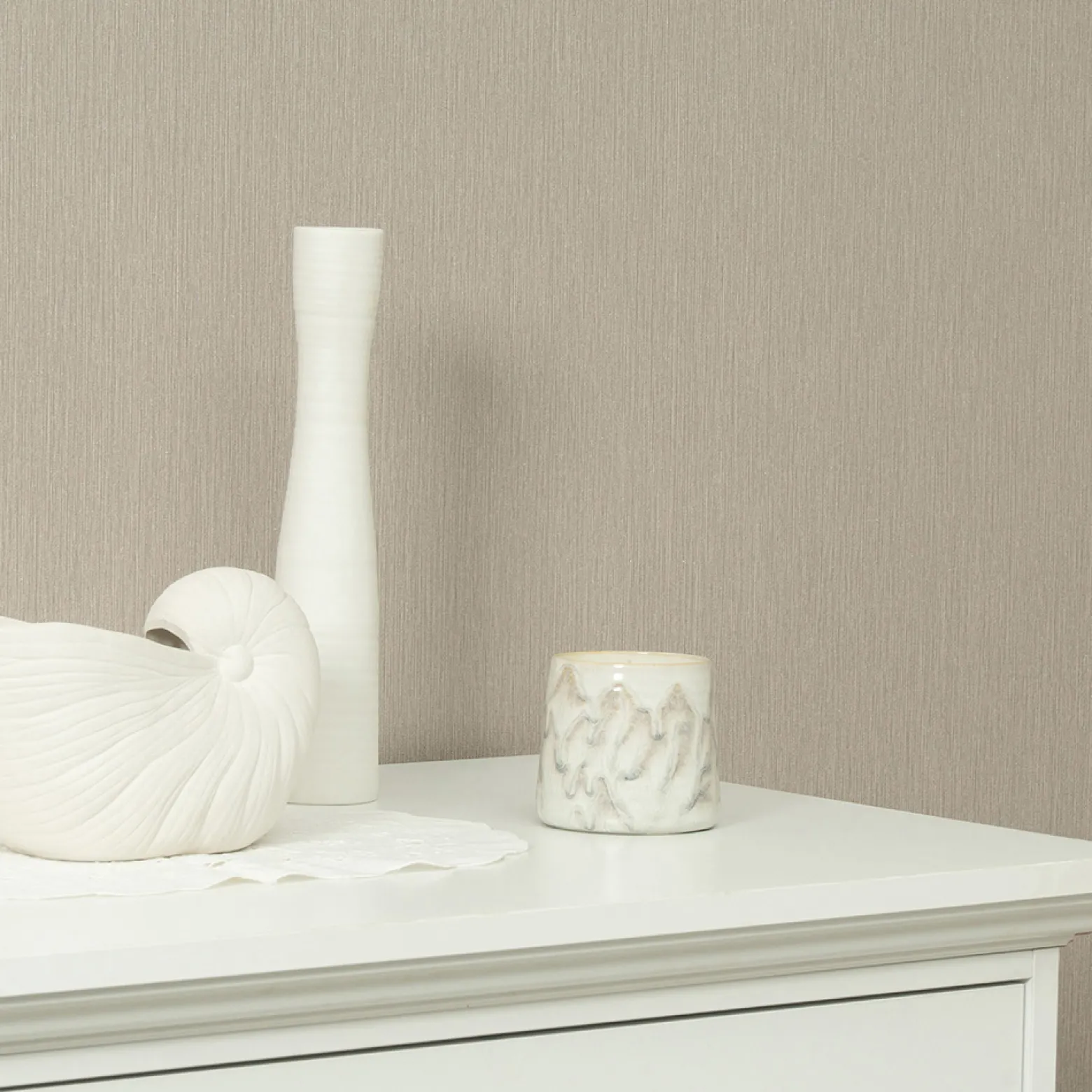 Tapete Guido Maria Kretschmer Uni Taupe 10542-37