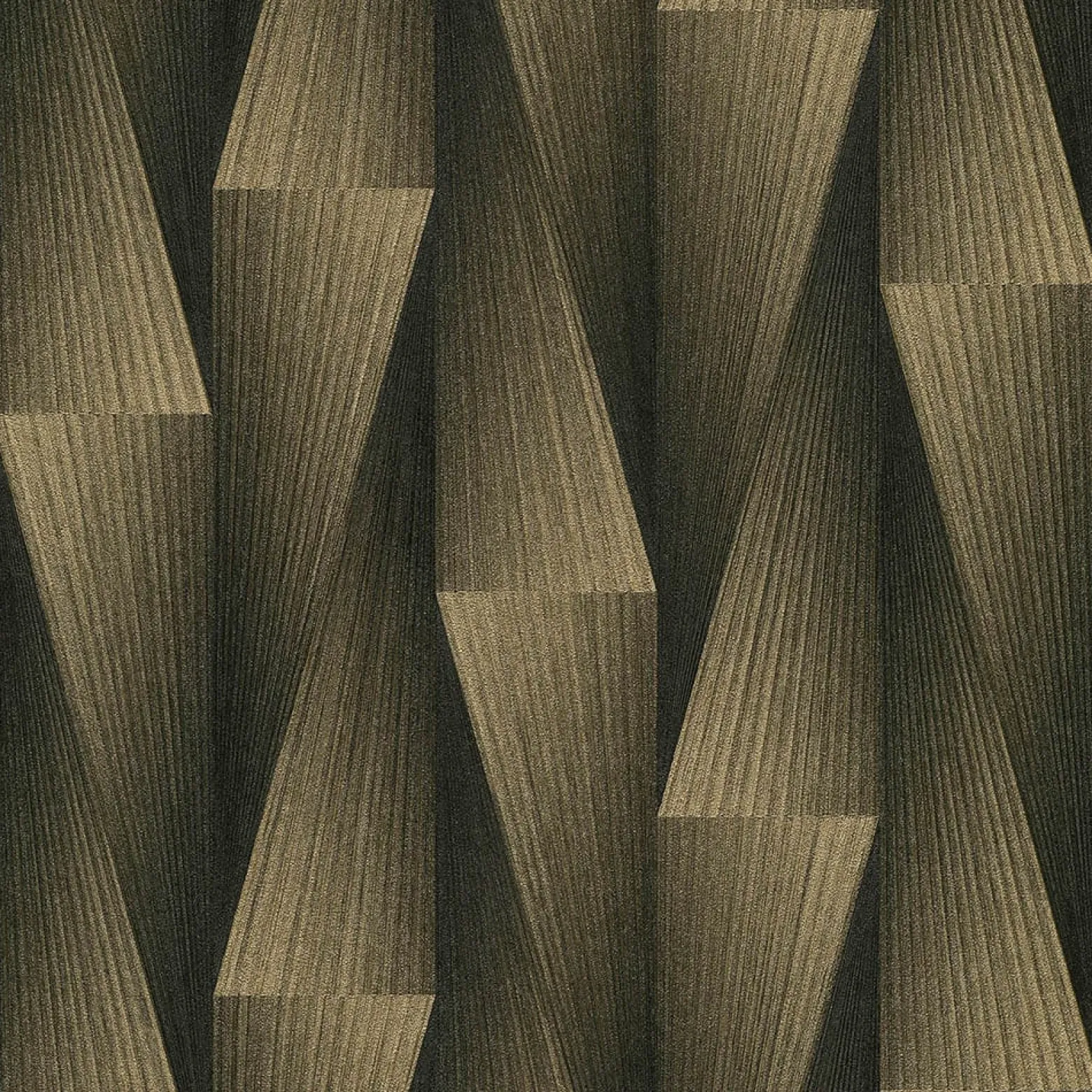 Tapete Guido Maria Kretschmer 3D-Effekt Schwarz Gold