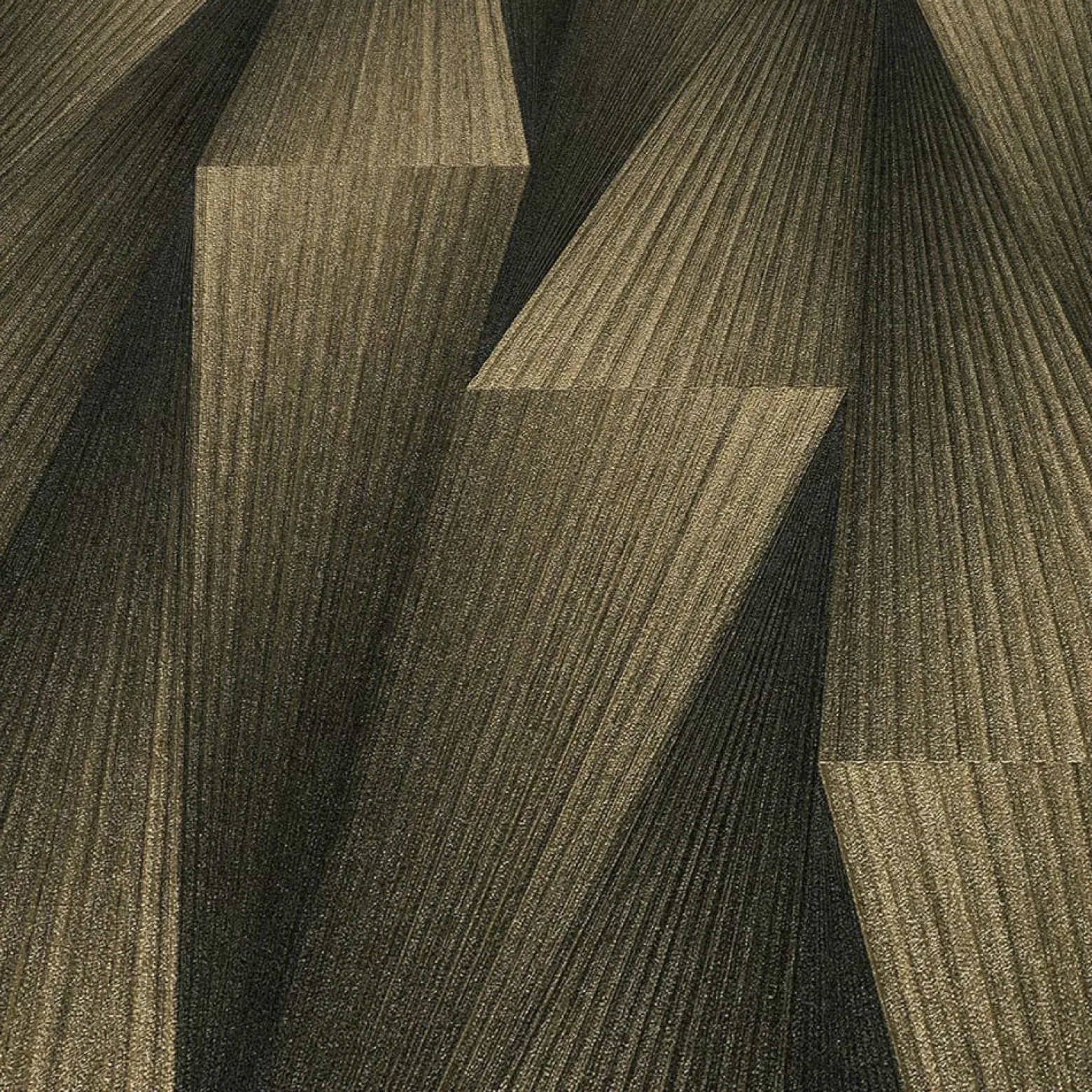Tapete Guido Maria Kretschmer 3D-Effekt Schwarz Gold