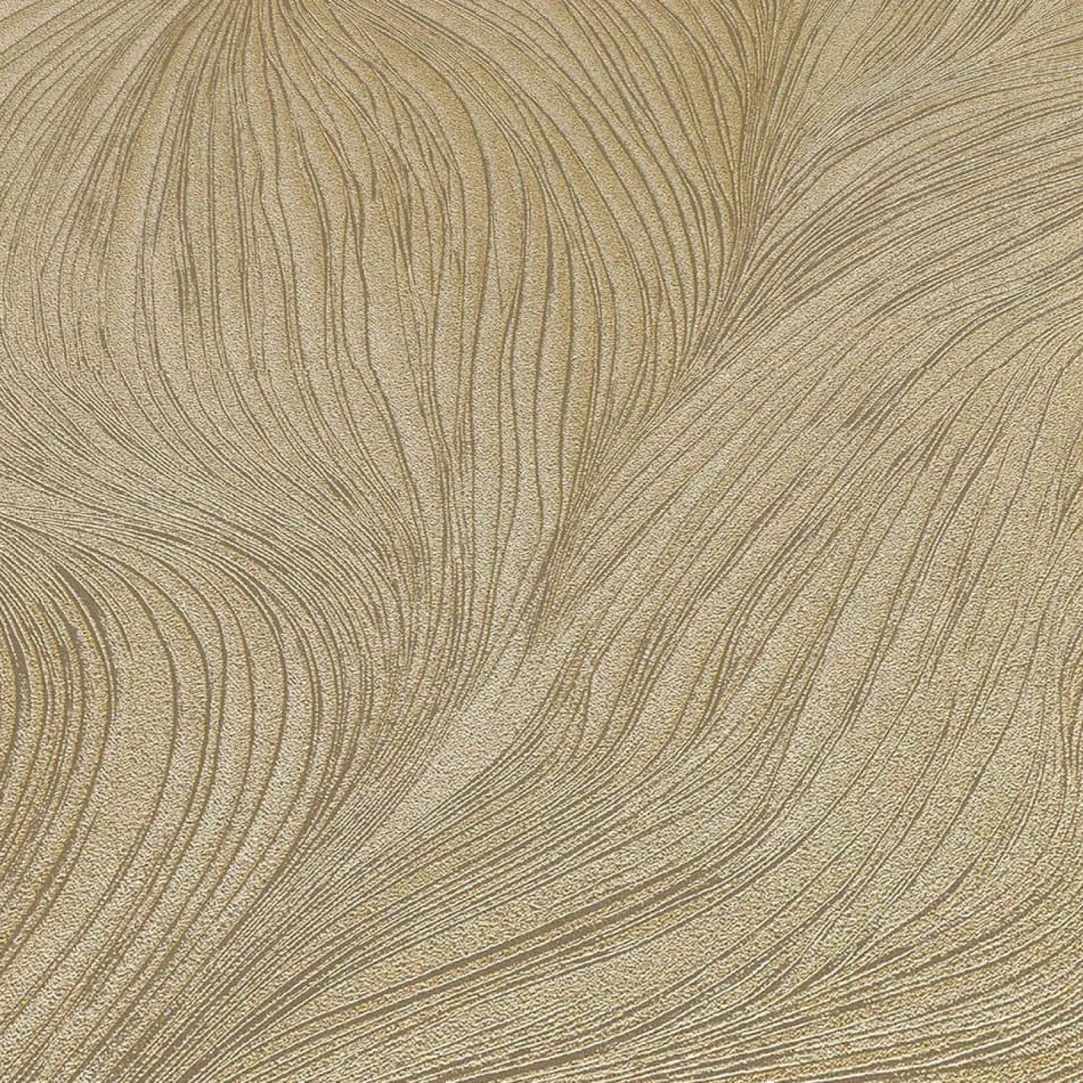 Tapete Guido Maria Kretschmer Wellen Gold Metallic