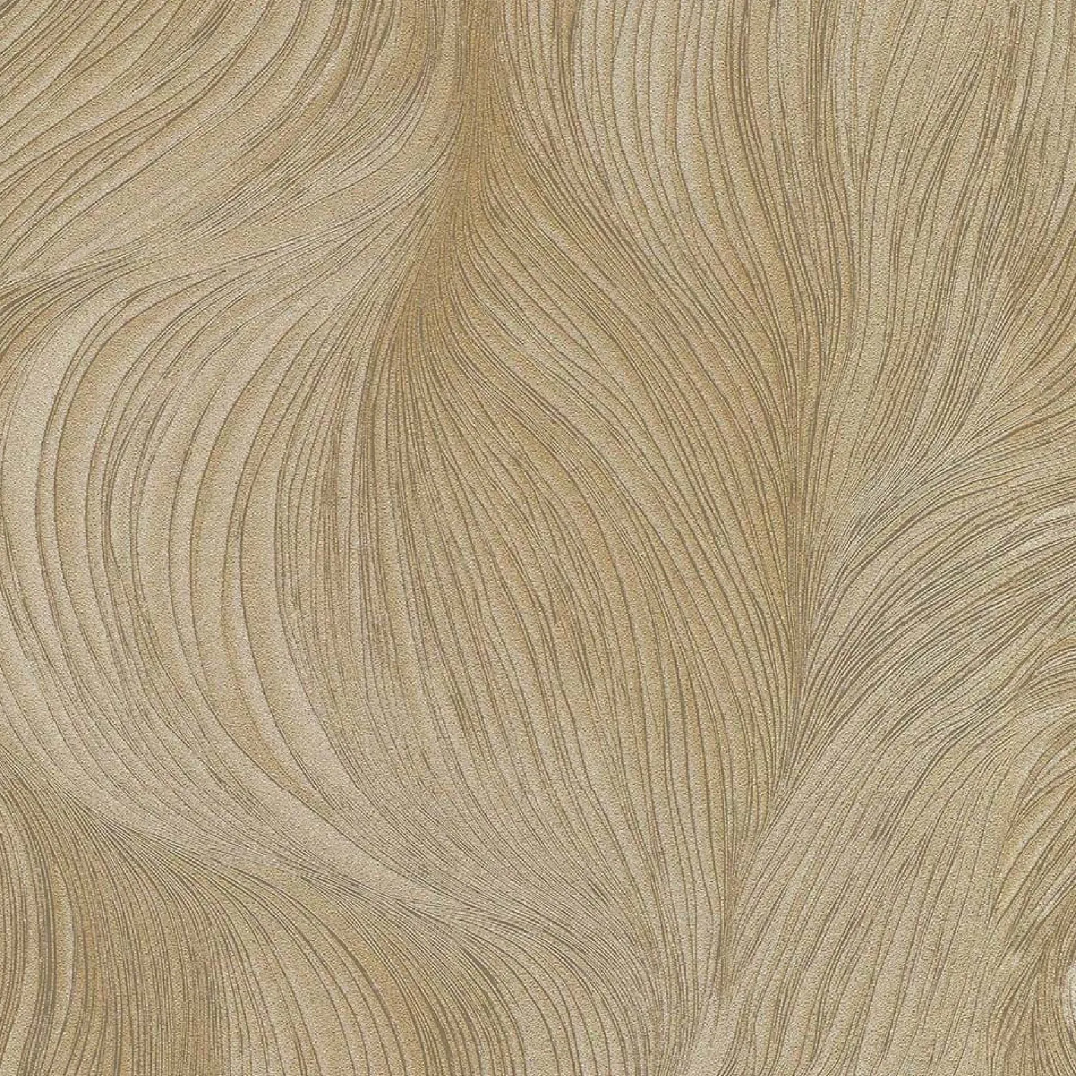 Tapete Guido Maria Kretschmer Wellen Gold Metallic