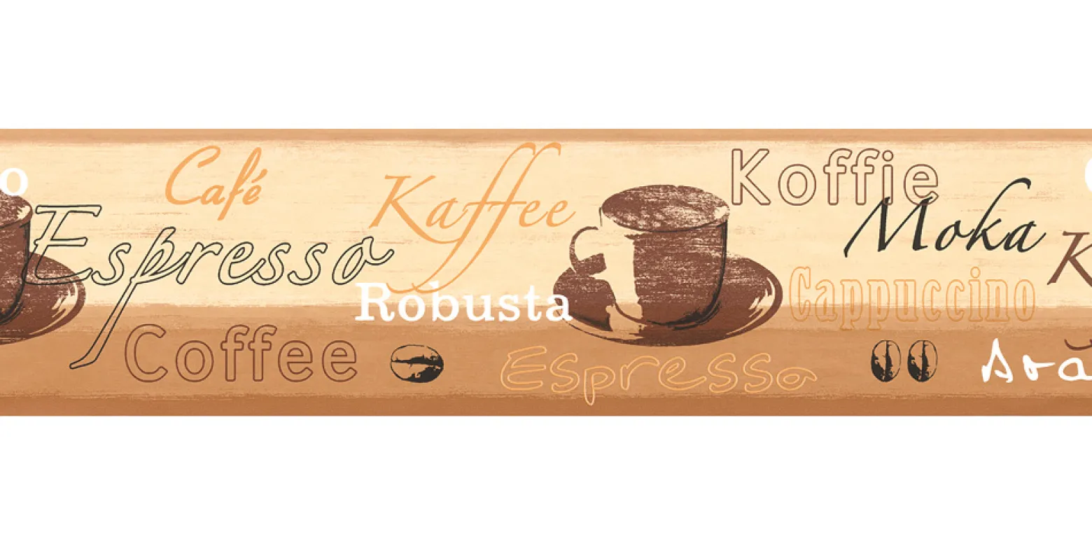 Tapetenbordüre Borte Kaffee orange braun AS 8985-17