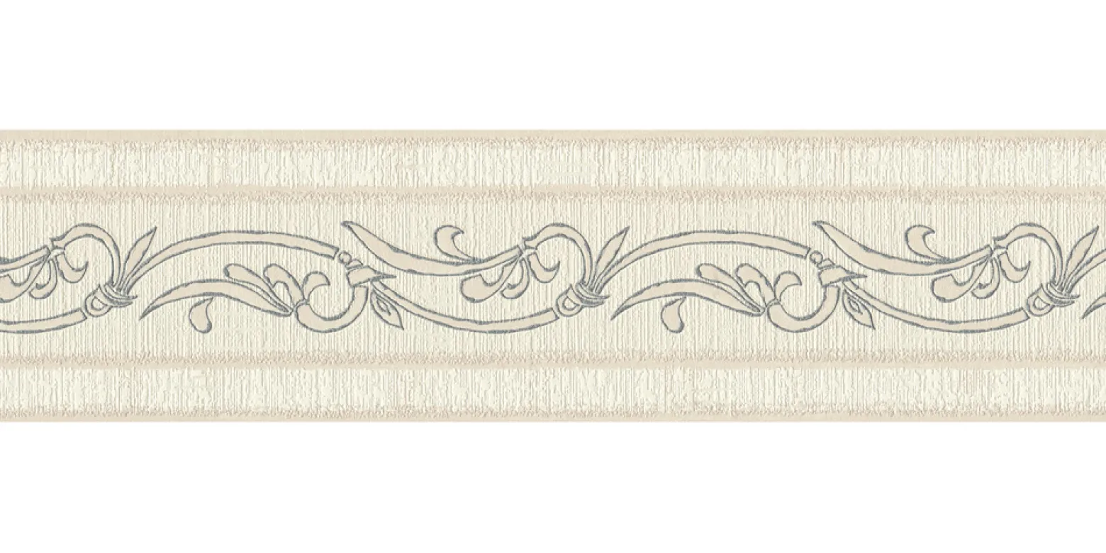 Tapetenbordüre Borte Ranken creme taupe AS 2635-13