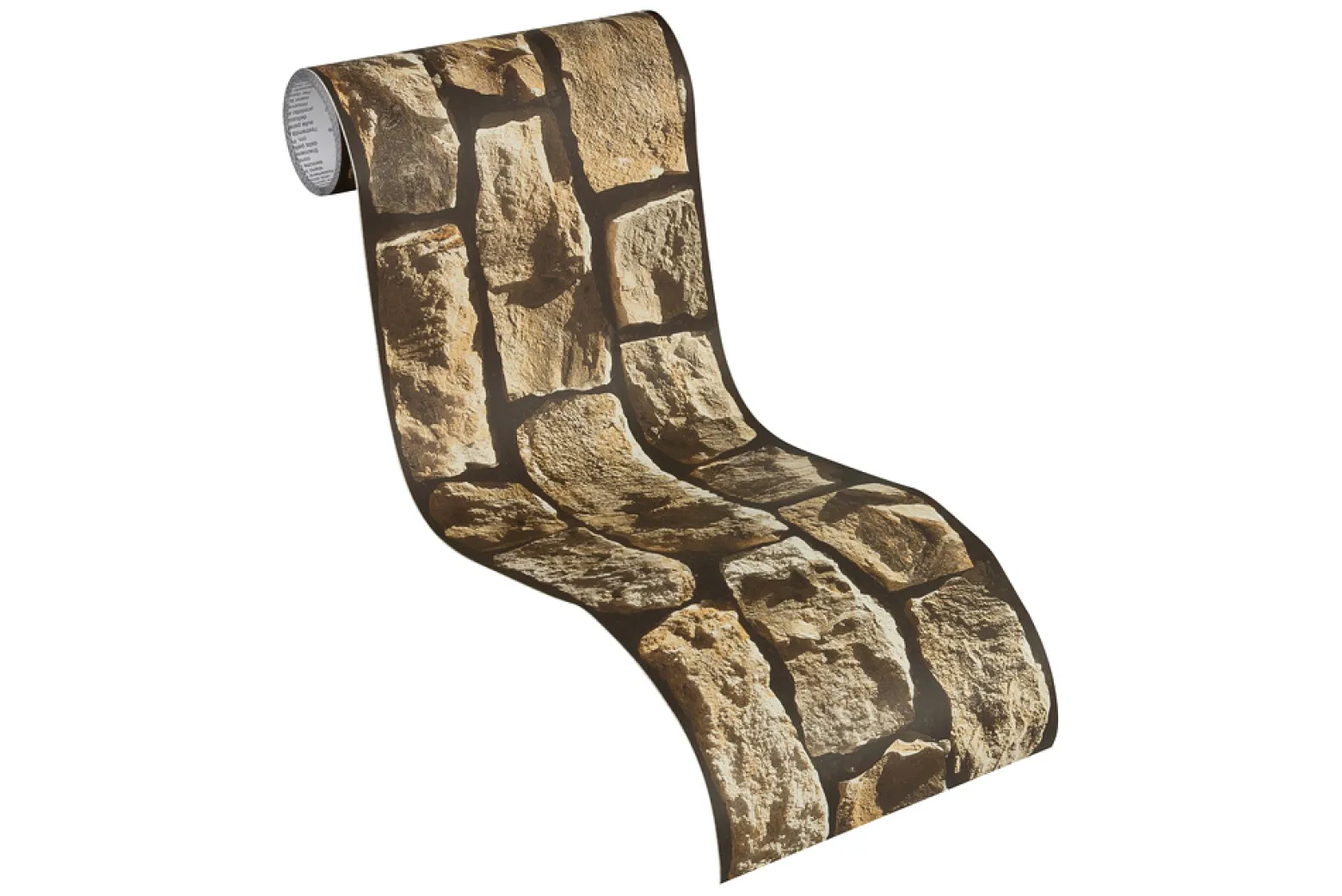 Tapetenbordüre Borte Steinmauer cremebeige AS 9058-19