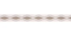Tapetenbordüre Borte Wellen weiß taupe AS 2822-24