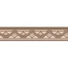 Tapetenbordüre Borte Zickzack beige braun AS 93691-1