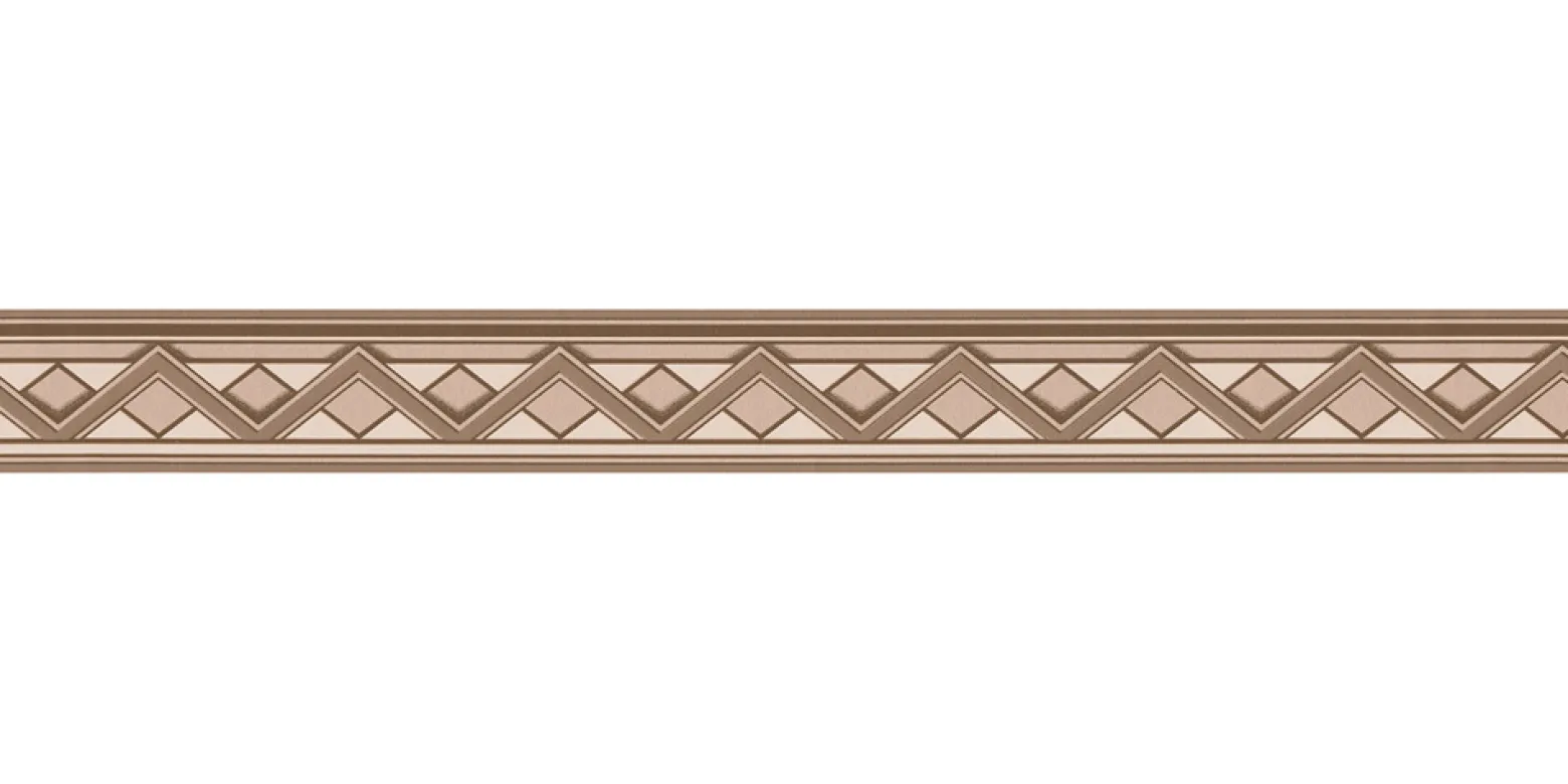 Tapetenbordüre Borte Zickzack beige braun AS 93691-1