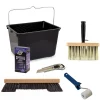 Tapeten Tapezier-Set 200g Kleister 5 tlg. Zubehör-Set