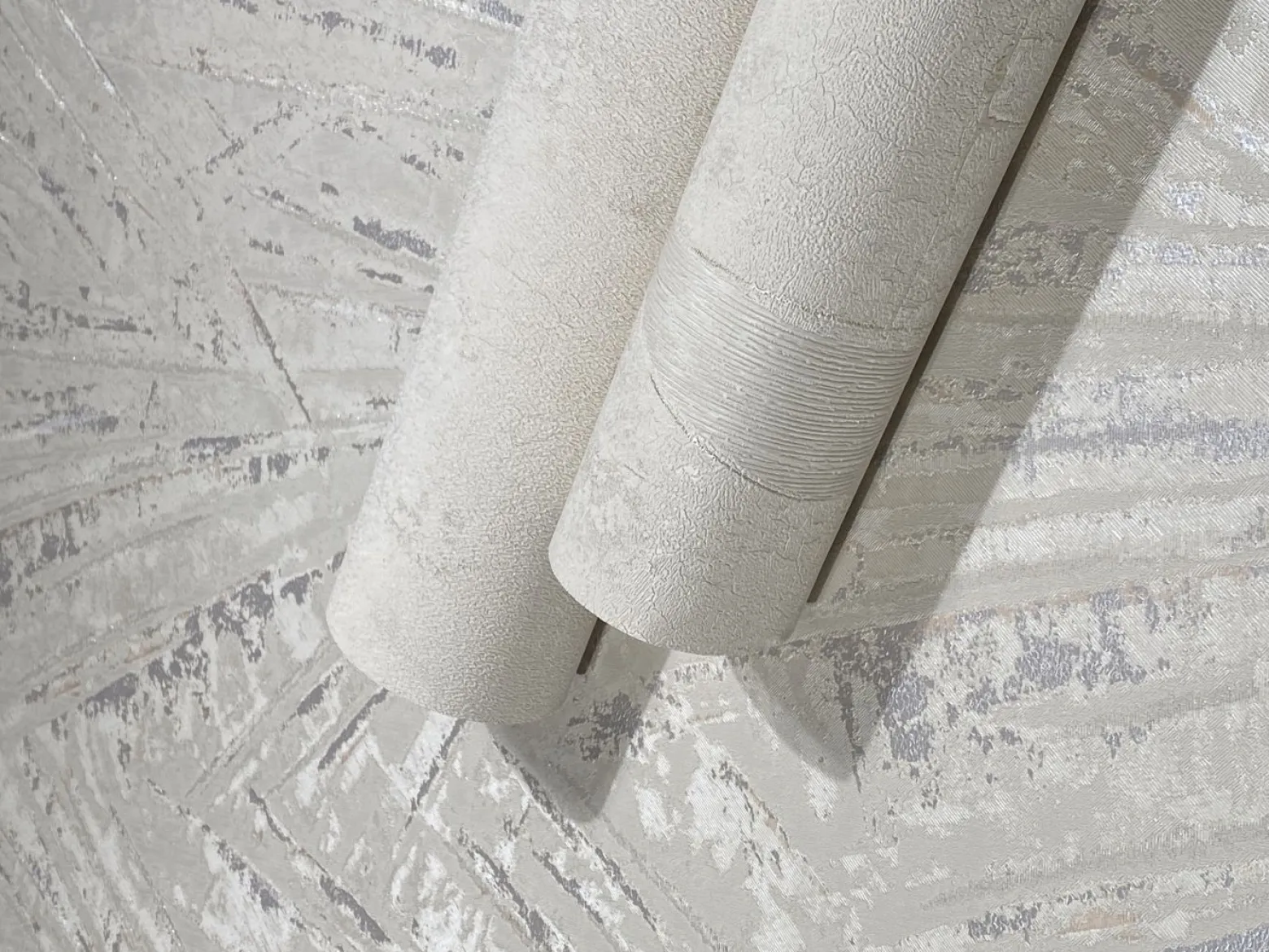 Tapete Papis Loveday Beige Perlmutt Blattmuster 86712