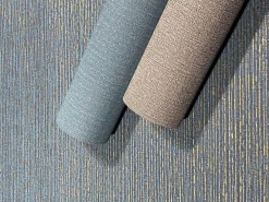 Tapete Papis Loveday Blau Textil Optik 86751