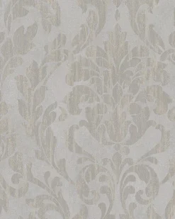 Tapete Ranken Floral Glanz grau taupe Marburg 58034