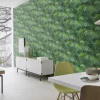 Tapete Rasch Crispy Paper Natur grün 524901